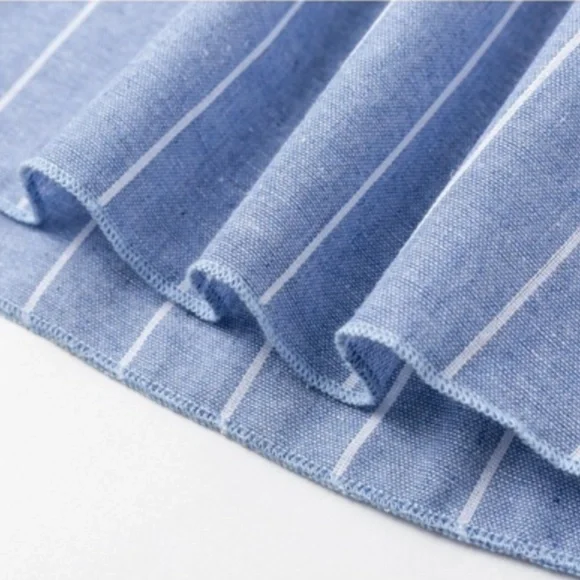 Denim Blue flutter sleeve Sun Dress - Picture 10 of 14